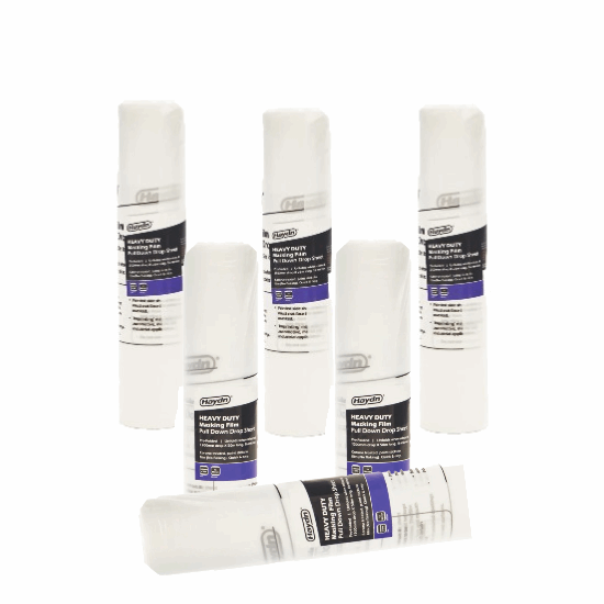 Haydn Masking Film Pre-folded 16 Micron - 3 Rolls 1200mm x 50m
Haydn Masking Film Pre-folded 16 Micron  - 3 Rolls 2500mm x 50m