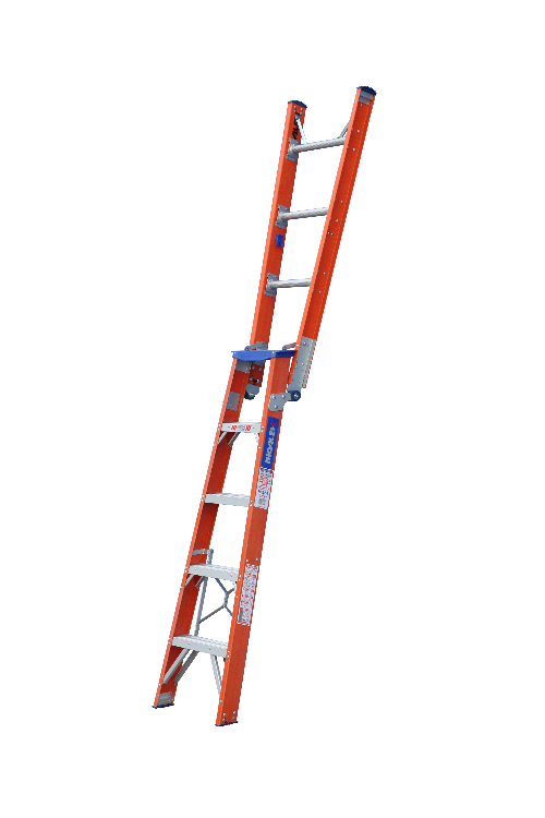 Heavy Duty Pro Series Dual Purpose Fibreglass Ladder - 180kg Load Rating