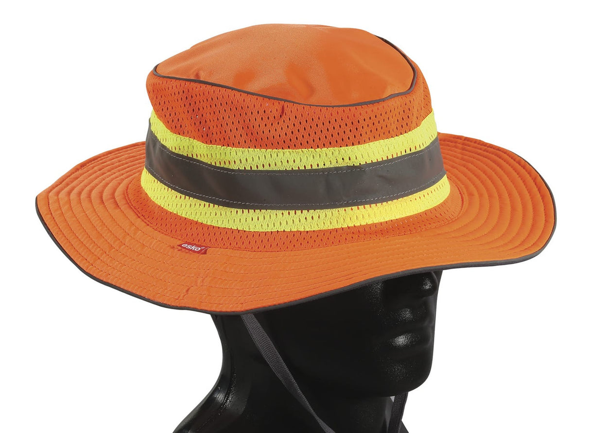 Hi-Vis Full Brim Safari Sun Protection Hat