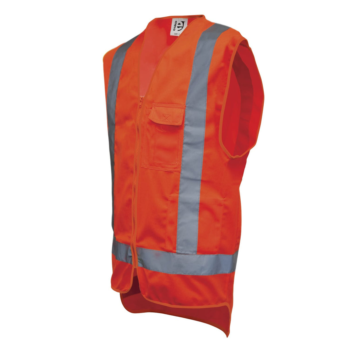 Hi-Vis Orange Day And Night Safety Vest