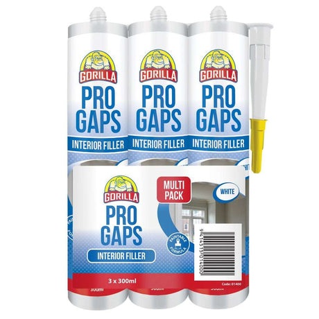 Handy 3 pack Gorilla Pro Gaps Interior Gap Filler 459gm
