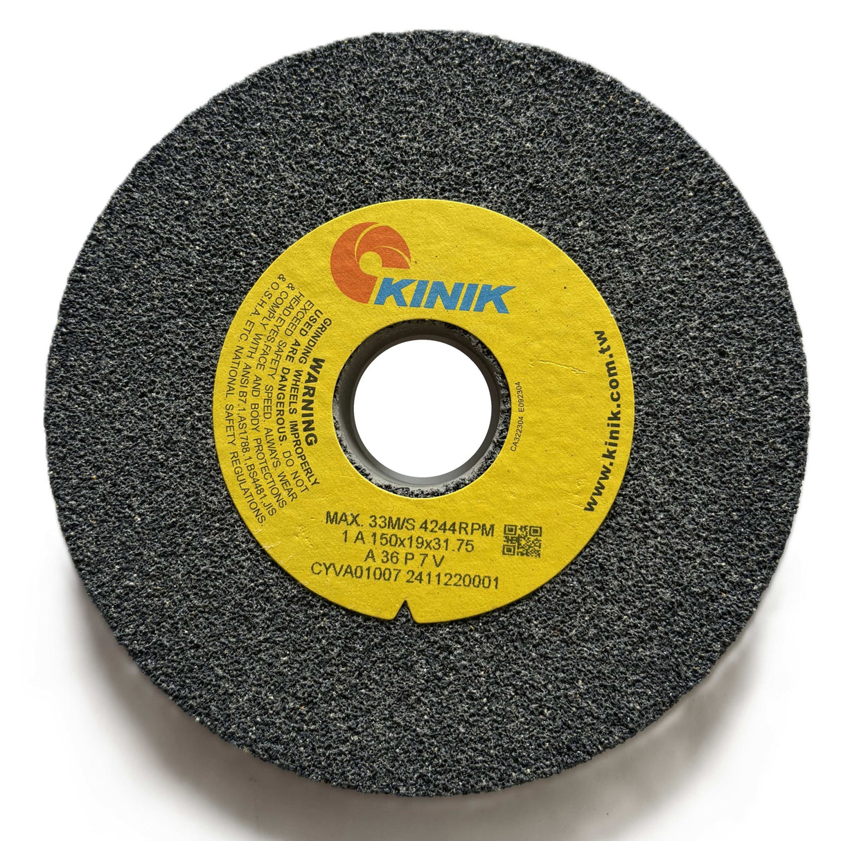 150mm x 19mm Grey Aluminum Oxide GP Grinding Wheel - Multi Bore