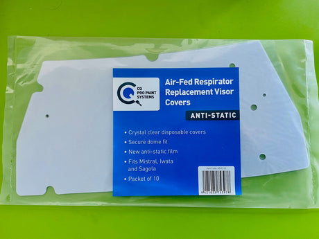 AMX Mistral Crystal Clear Anti Static Disposable Covers -10 Pack