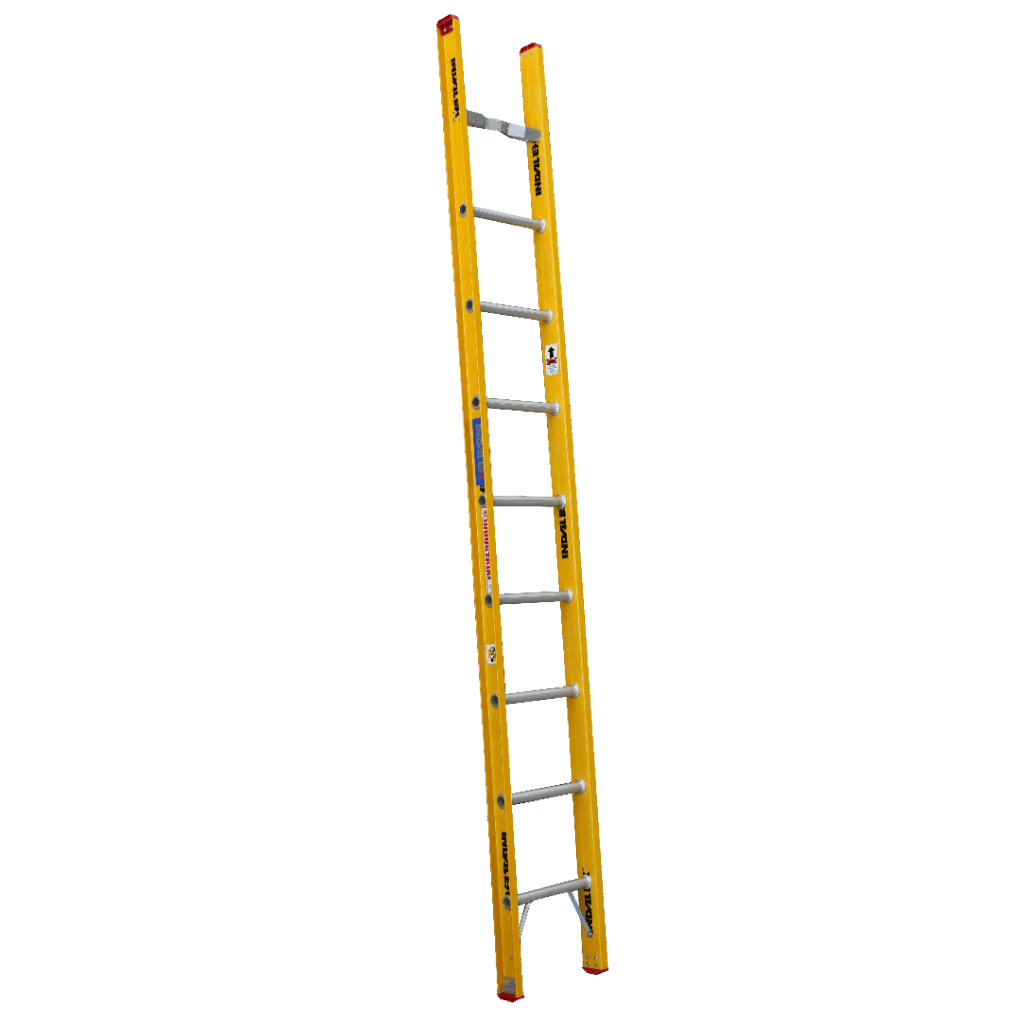 Indalex Tradesman Industrial Fibreglass Single Ladder