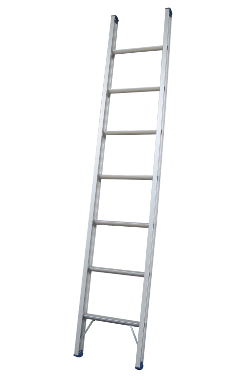 Industrial Aluminium Single Ladder - 180KG Load Rating