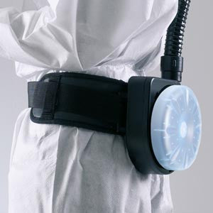 Jetstream Battery Powered Air Respirator in Use
