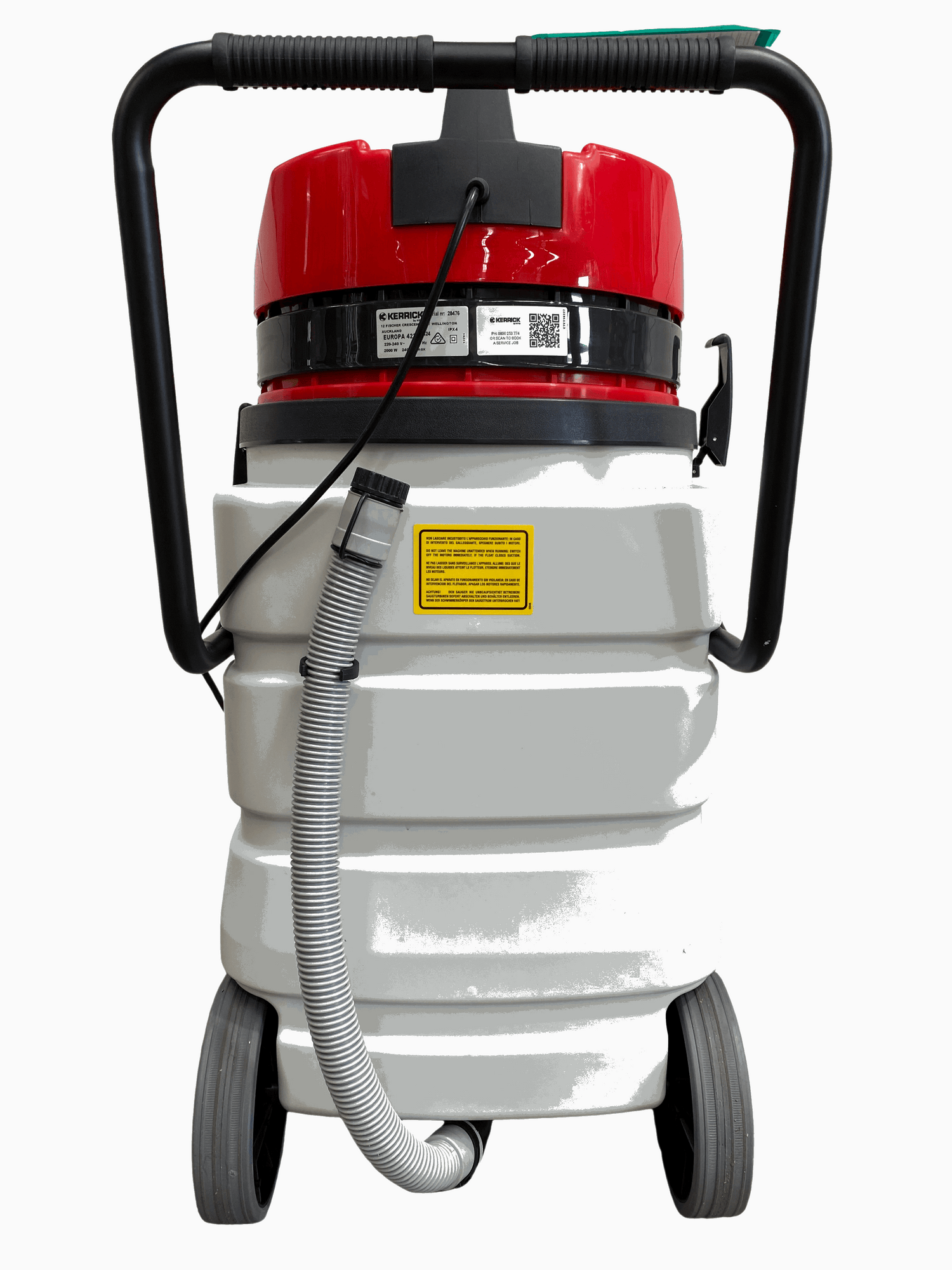 Kerrick Industrial 90L Wet And Dry Vacuum - Great For Silica And Concrete Slurry