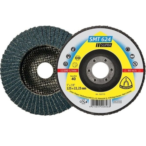 Klingspor SMT624 Zirconia 100mm Flap Disc