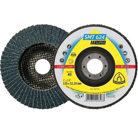 125mm Klingspor SMT624 Zirconia Flap Discs