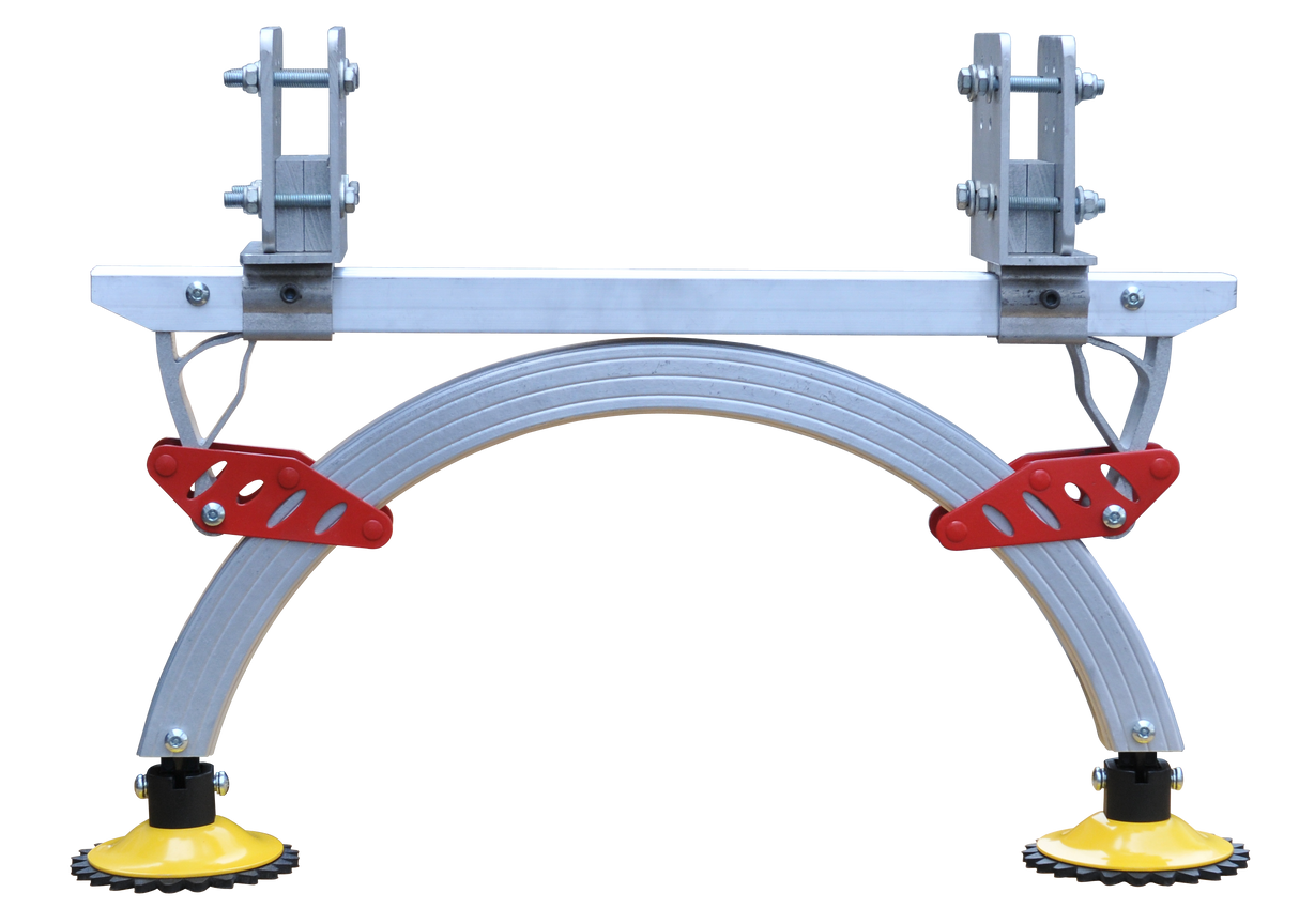 Pro-Series Extension Aluminium Ladders with Level Arc Fitted - Industrial Rated