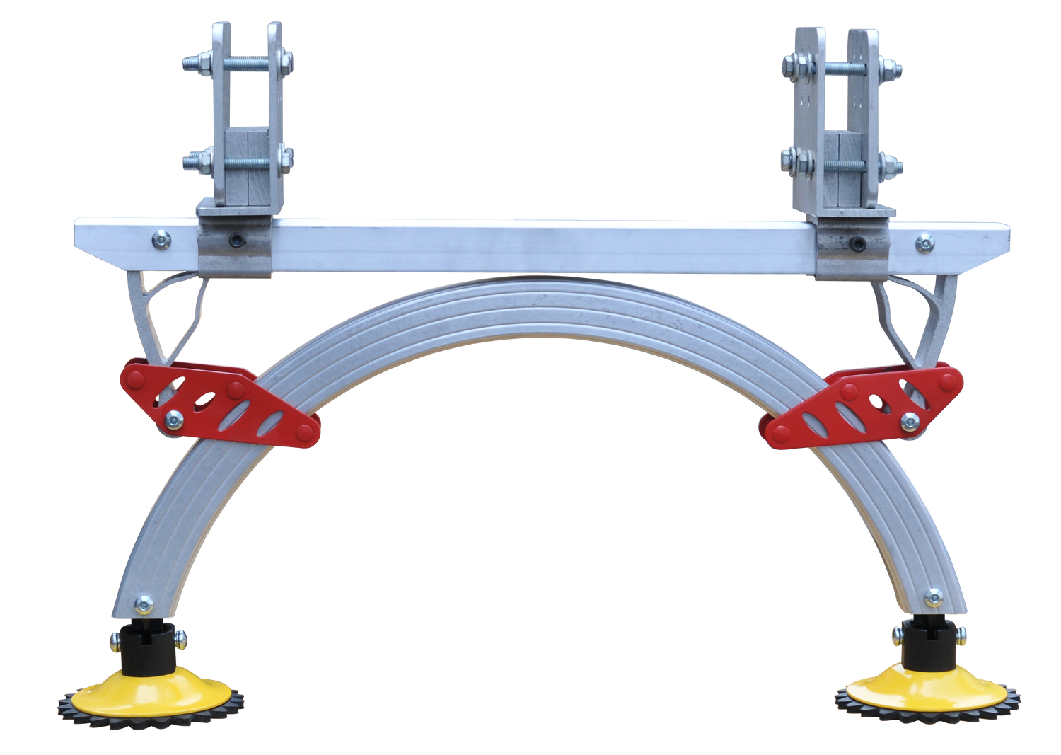 Pro-Series Extension Aluminium Ladders with Level Arc Fitted - Industrial Rated