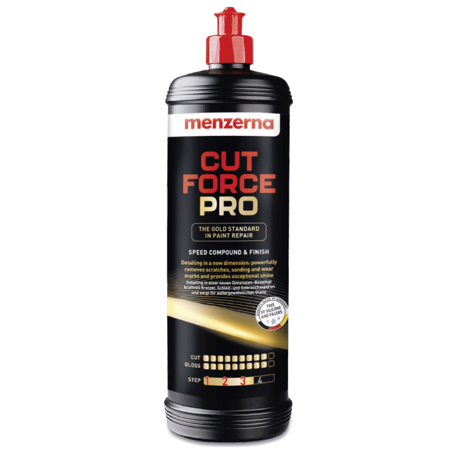 Menzerna Cut Force Pro Compound - Incredible Gloss On Clear Coats