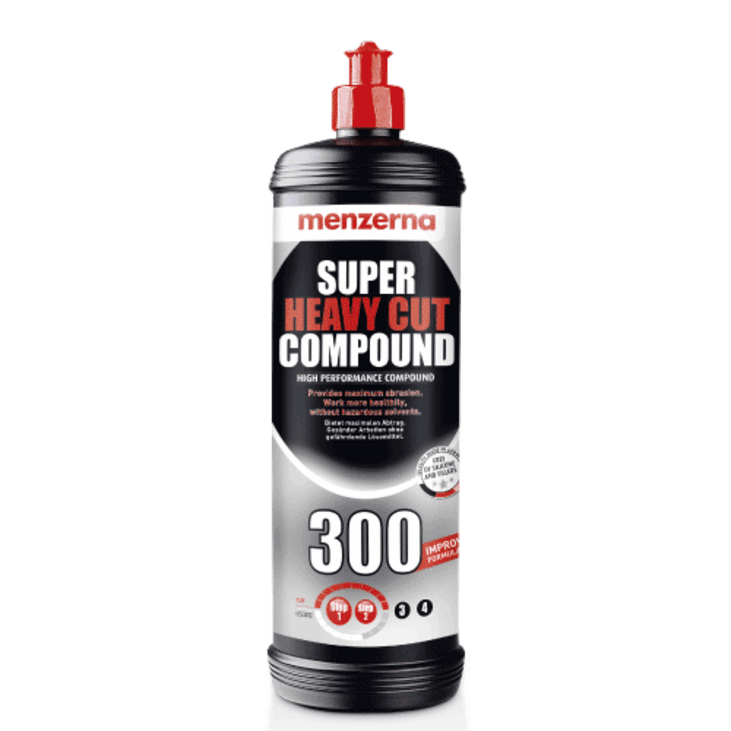 Menzerna Super Heavy Cut Compound 300 - Maximum Abrasion