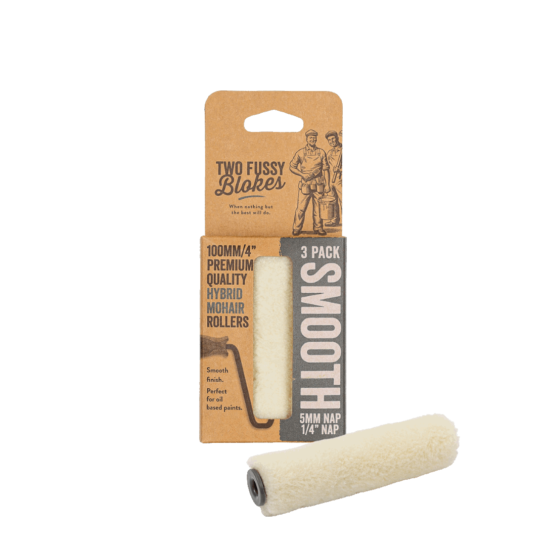 Mohair Hybrid Mini Paint Rollers 100mm/5mm Nap/3pack