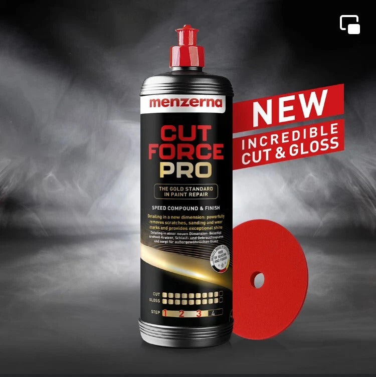Menzerna Cut Force Pro 250ml Compound - Incredible Gloss On Clear Coats