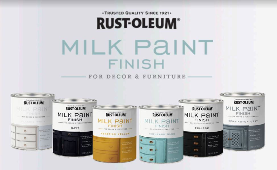 RustOleum Milk Paint Finish 6 On Trend Colours To Choose From Millin