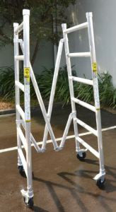 Titan Mini Mobile Scaffolding - Easily Folds Away