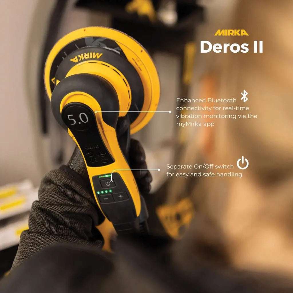 Mirka DEROS II Premium Kit - Includes 125mm And 150mm Pads In A Storage Case