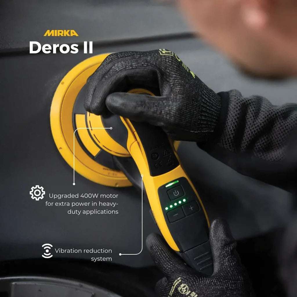 Mirka DEROS II Premium Kit - Includes 125mm And 150mm Pads In A Storage Case