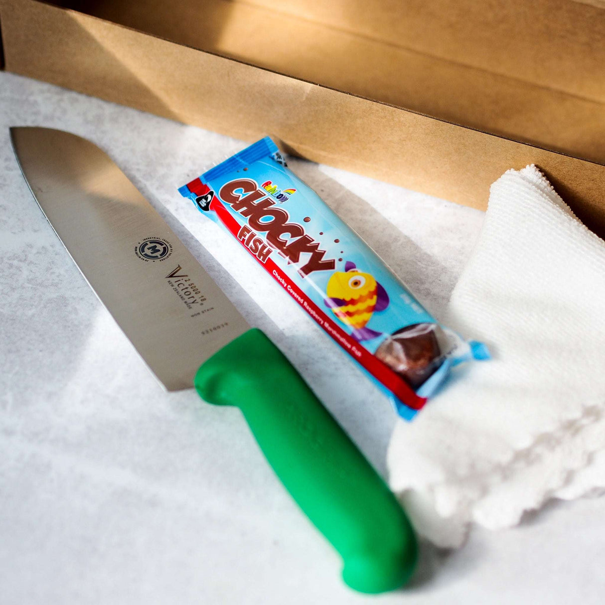 18cm Santoku Chefs Knife - A Millin & Victory Knives Collab