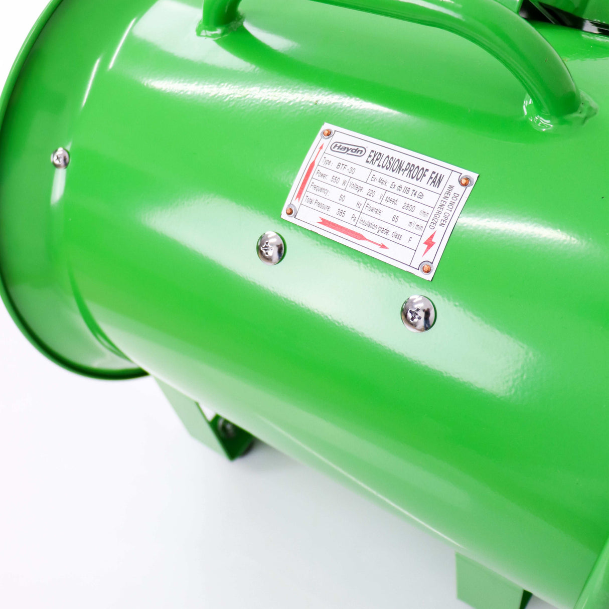 300mm Explosion Proof Ventilation Fan - Ideal For Portable Overspray Applications