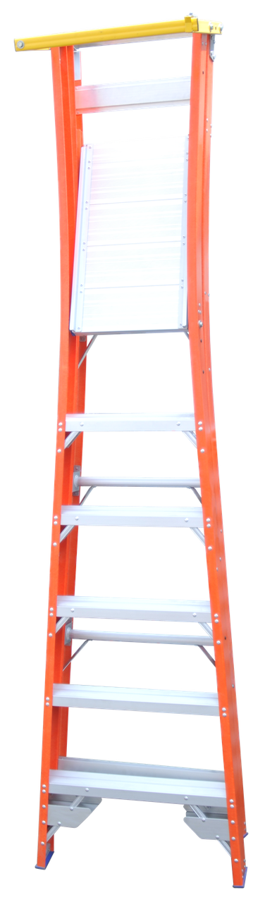 Safety Gate on Fibreglass Ladder