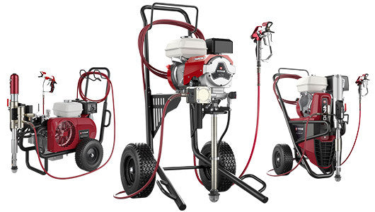 Titan Powrtwin 12000 Plus - Petrol Airless Sprayer - Sprays Intumescent And Fire Retardants