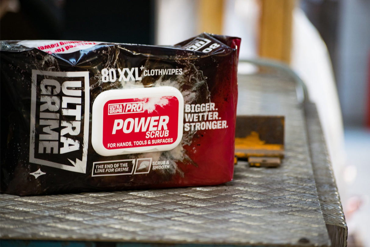 UltraGrime Pro Power Scrub Wipes