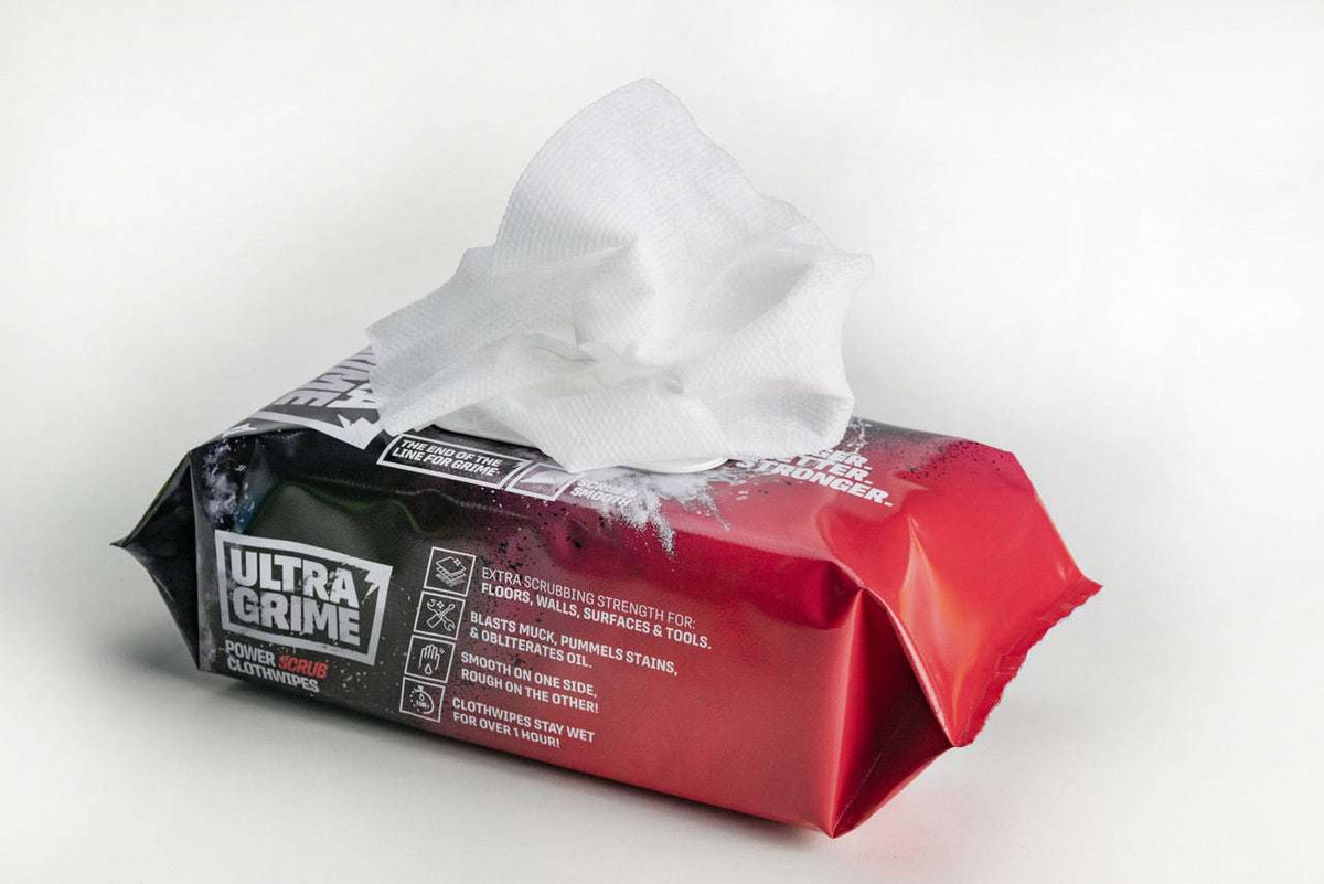 UltraGrime Pro Power Scrub Wipes