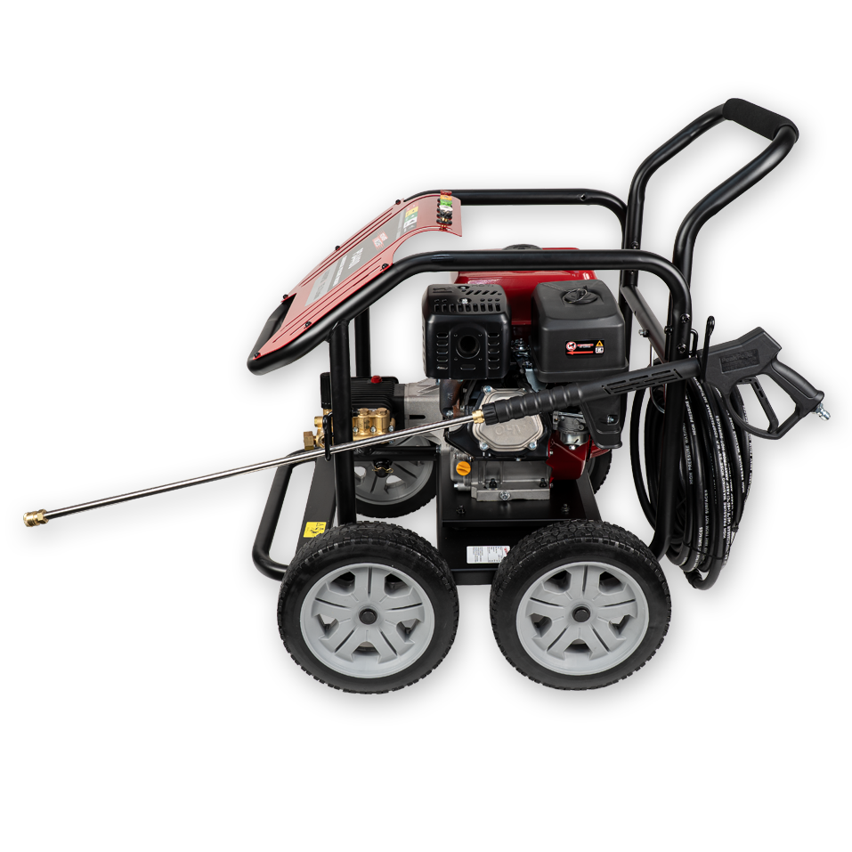 Pressure washer on a white background