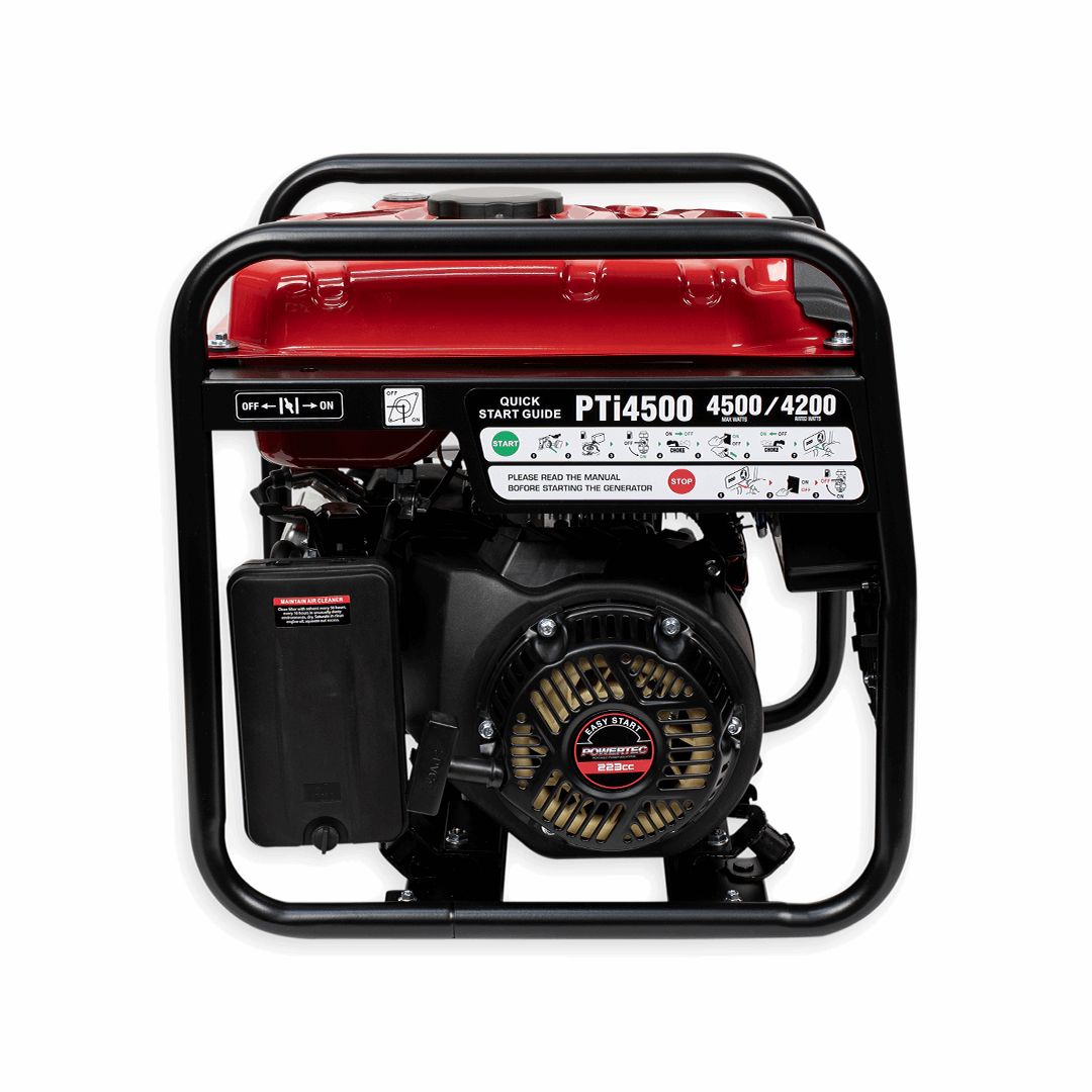 Powertec 4500W Inverter Generator - Built For Work, Ready For Everything