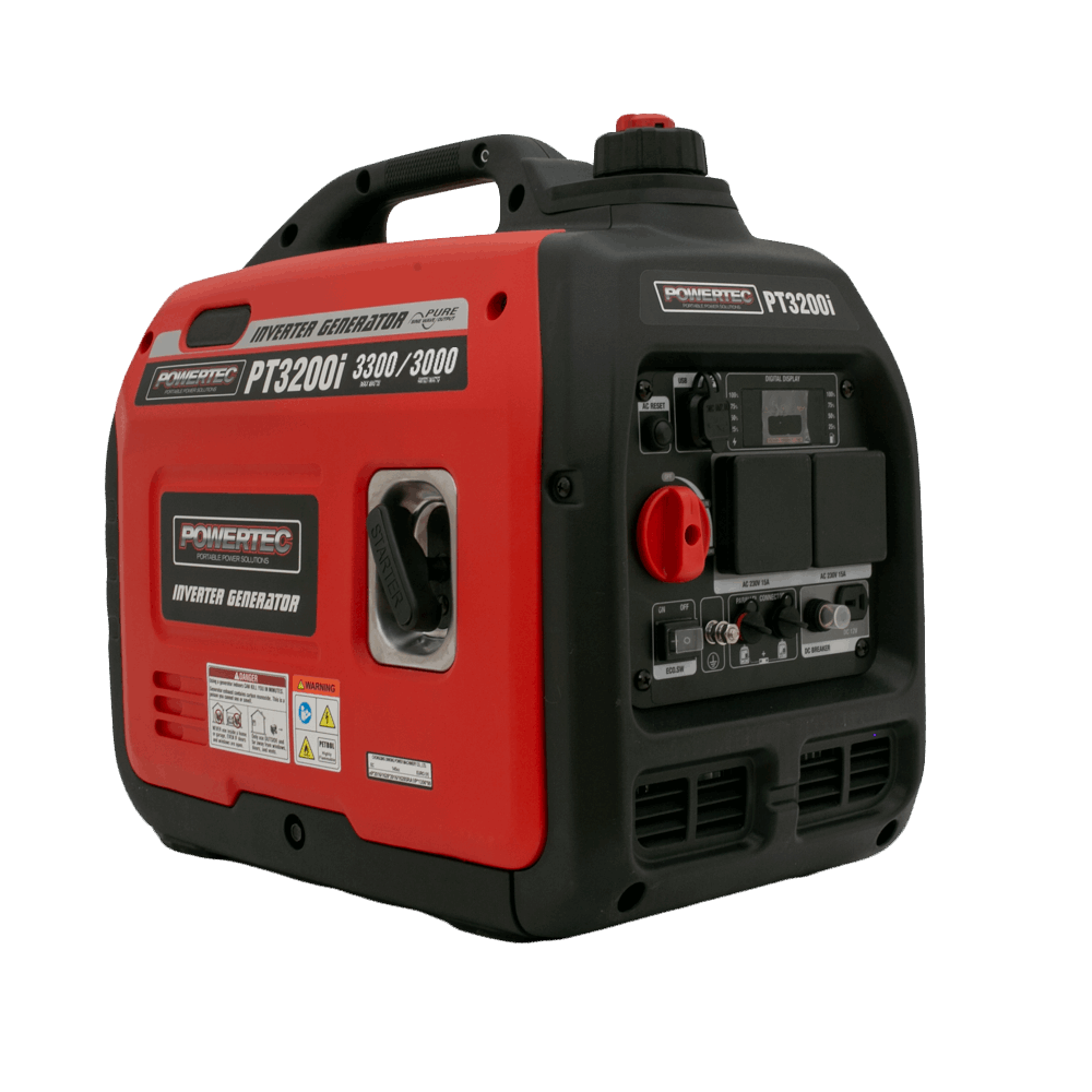 Powertec 3300W Digital Inverter Generator, PT3200i