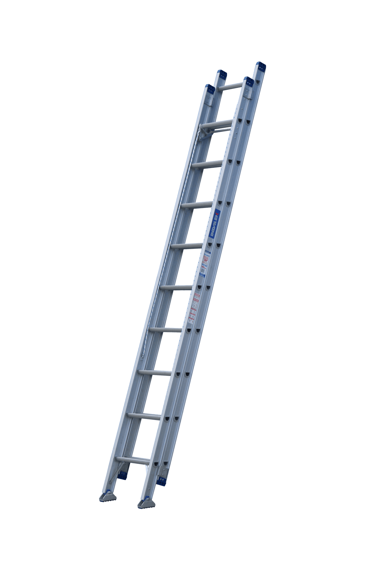 Pro-Series Industrial Rated Extension Aluminium Ladder With Swivel Feet