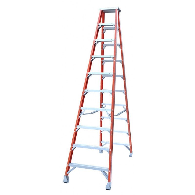 Pro Series Industrial Fibreglass Double Sided Step Ladder
