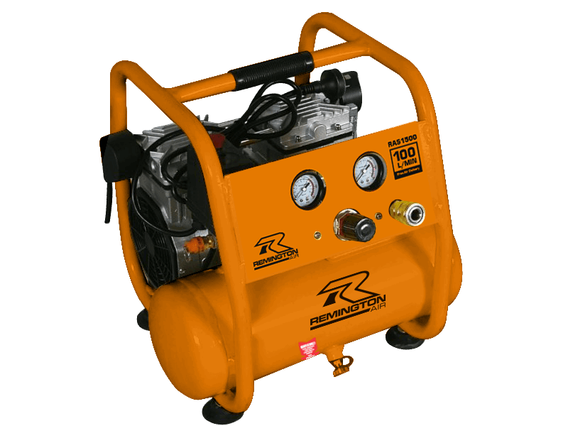 Remington 1.5HP Silent Oil-less Twin Pump Air Compressor RAS1500