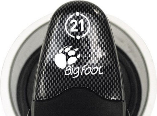 Big Foot Electric Random Orbital Polisher with its large 21mm Orbit.