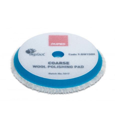RUPES BigFoot Coarse Wool Polishing Pads - Various Sizes Available