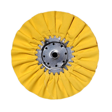 Renegade 9" Airway Yellow Buff Pad - For Polishing Aluminium To A Brilliant Shine