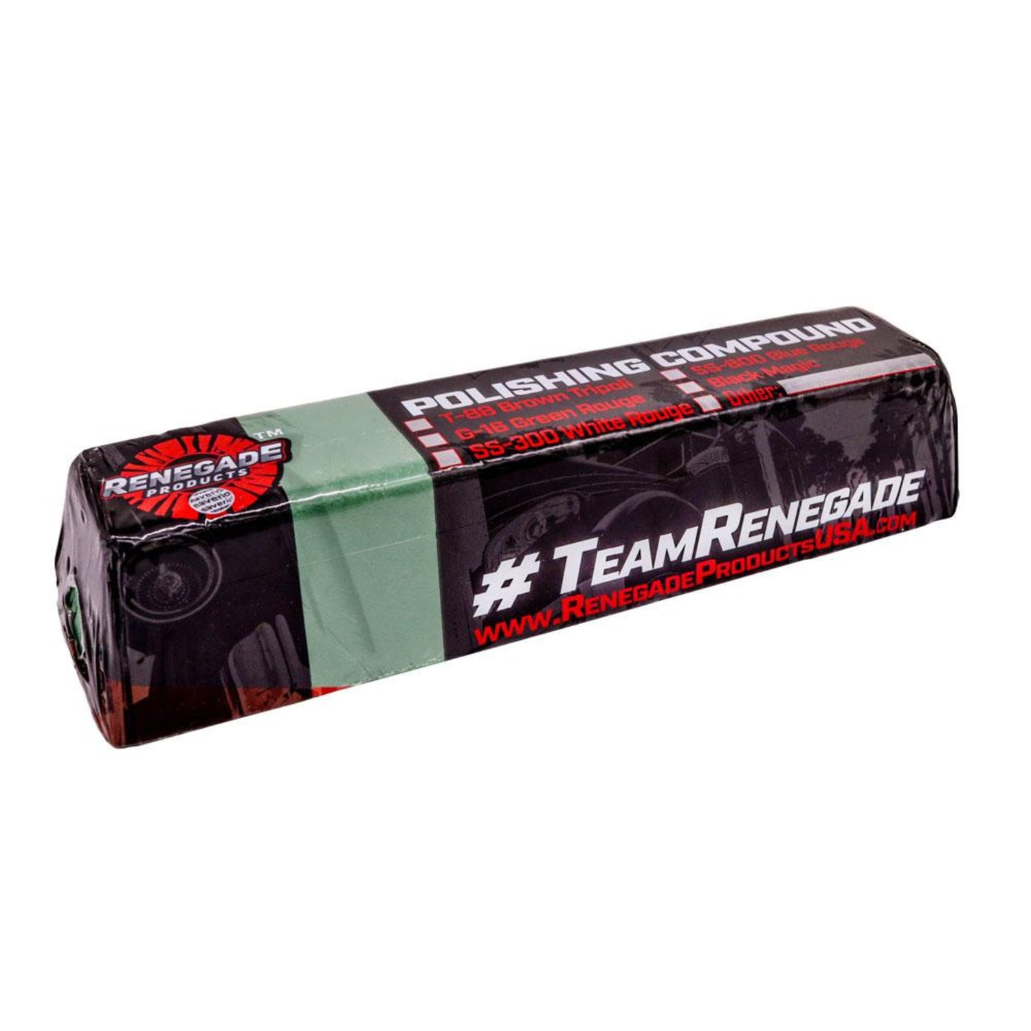 Renegade Green Rogue Compound Polishing Bar - For Aluminium