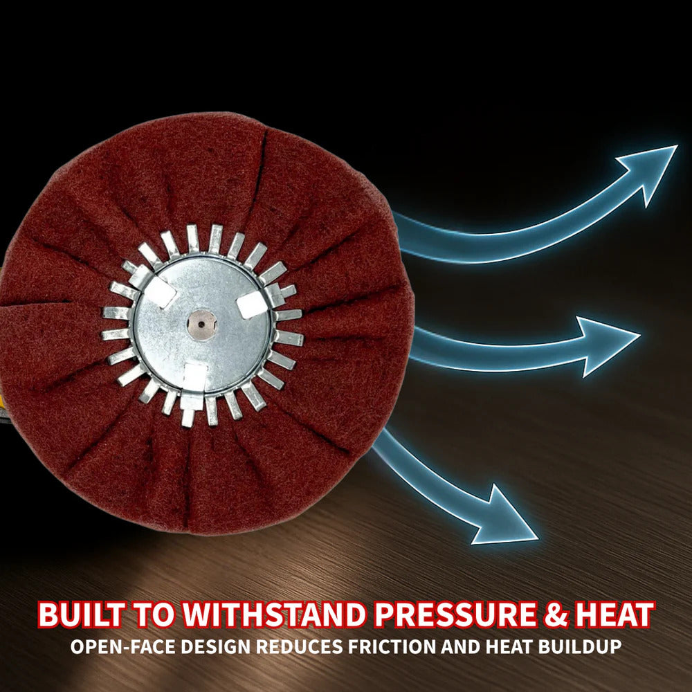 Renegade 9" Very Fine Satin Buff Wheel - The Prep And Satin Buff