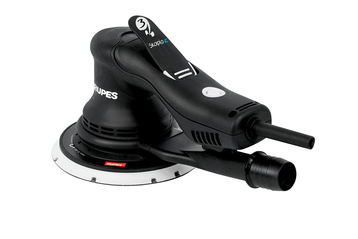 RUPES 'Skorpio E' 150mm Electric Random Orbital Palm Sander 3mm Orbit