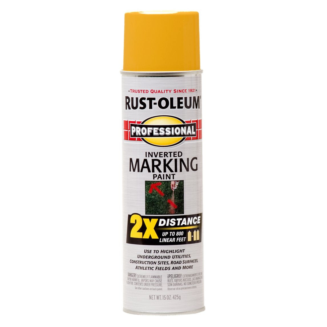 Rust-Oleum Professional 2X Inverted Marking Hi Vis Yellow