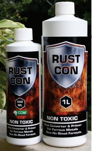 Rustcon 500ml and 1L sizes