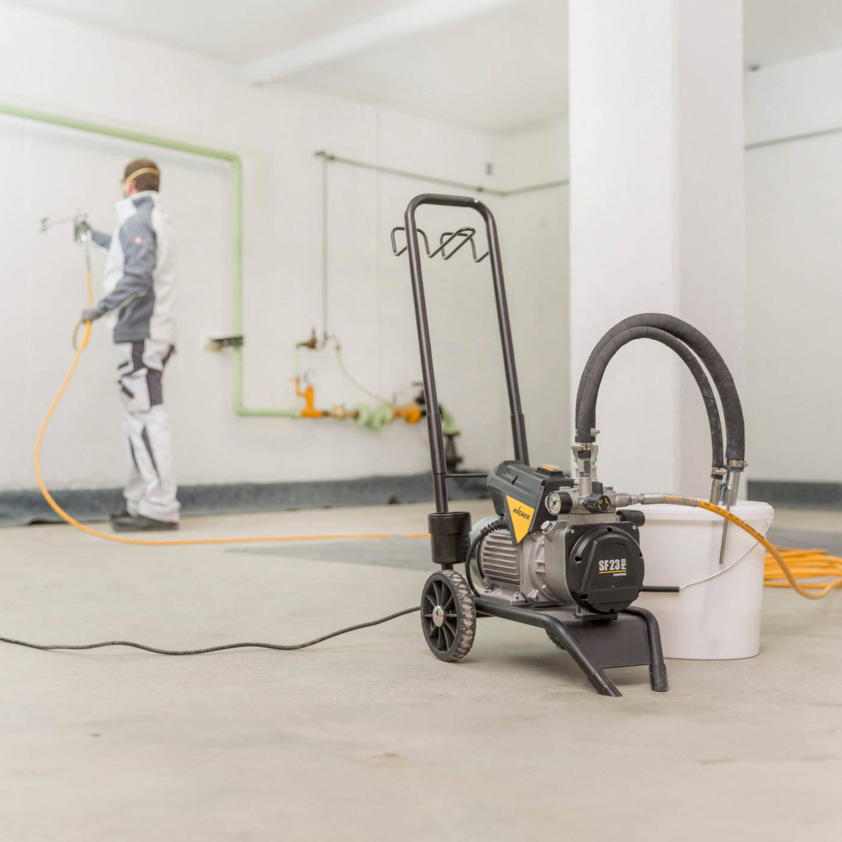 Wagner SF23 Pro - Versatile and Robust Airless Diaphragm Spray Unit