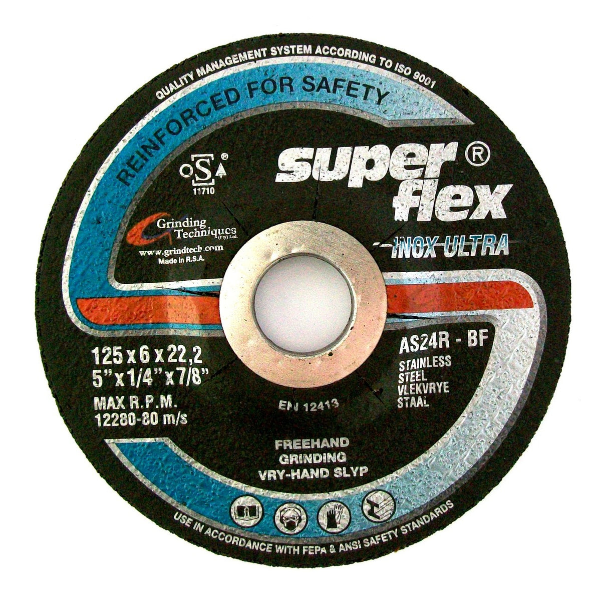 Super Flex Inox Grinding Wheels AS24R 125 x 6 x 22