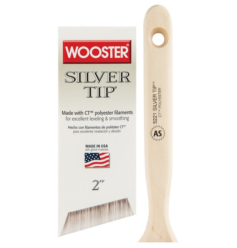 Wooster Silver Tip Angle Sash Paint Brush