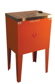 AMX Star Wash Spray Gun Cleaning Station with lid closed