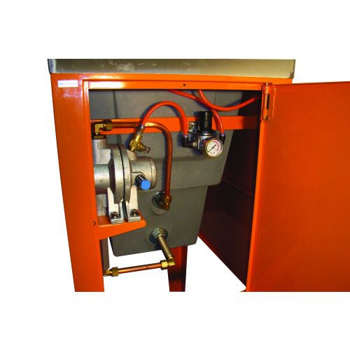 AMX Star Wash Spray Gun Cleaning Station with air operated single diaphragm pump