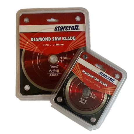 Starcraft Premium Hot Pressed Continuous Rim Diamond Blade - For Tiles & Granite