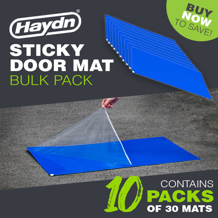 Haydn Disposable Sticky Door Mat Bulk Pack Millin